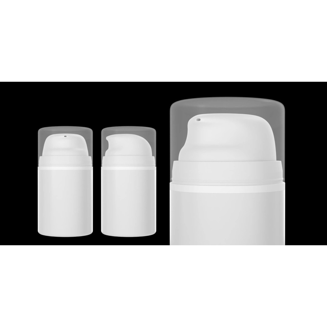 Airless Pump Dispenser Bottle 3D Model – PBR Textured, FBX Format - View 2