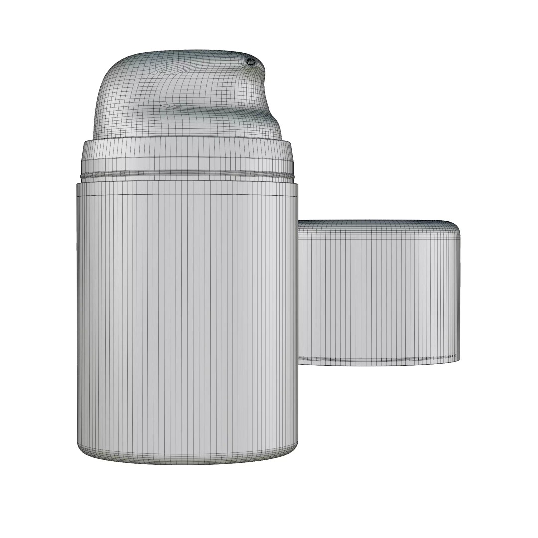 Airless Pump Dispenser Bottle 3D Model – PBR Textured, FBX Format - View 20