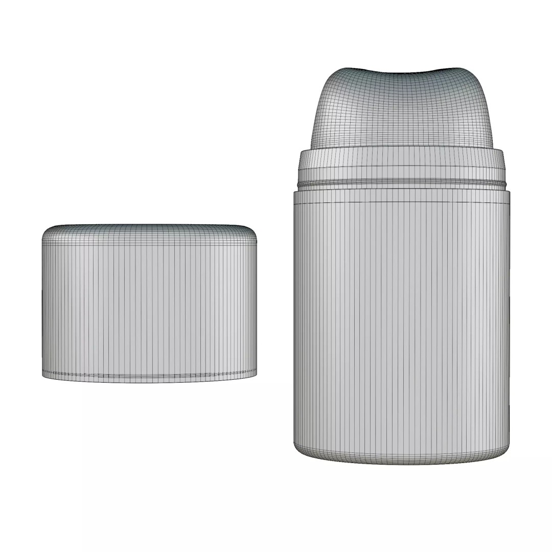 Airless Pump Dispenser Bottle 3D Model – PBR Textured, FBX Format - View 24
