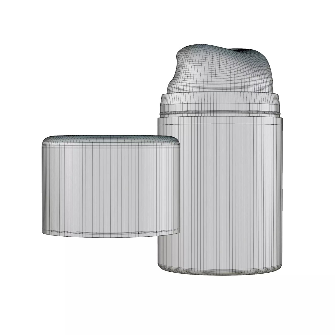 Airless Pump Dispenser Bottle 3D Model – PBR Textured, FBX Format - View 25