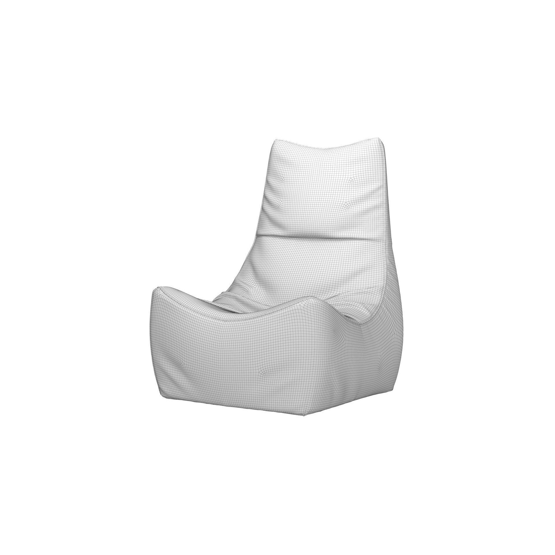 Chair Rock - Game-Ready 3D Model - View 7