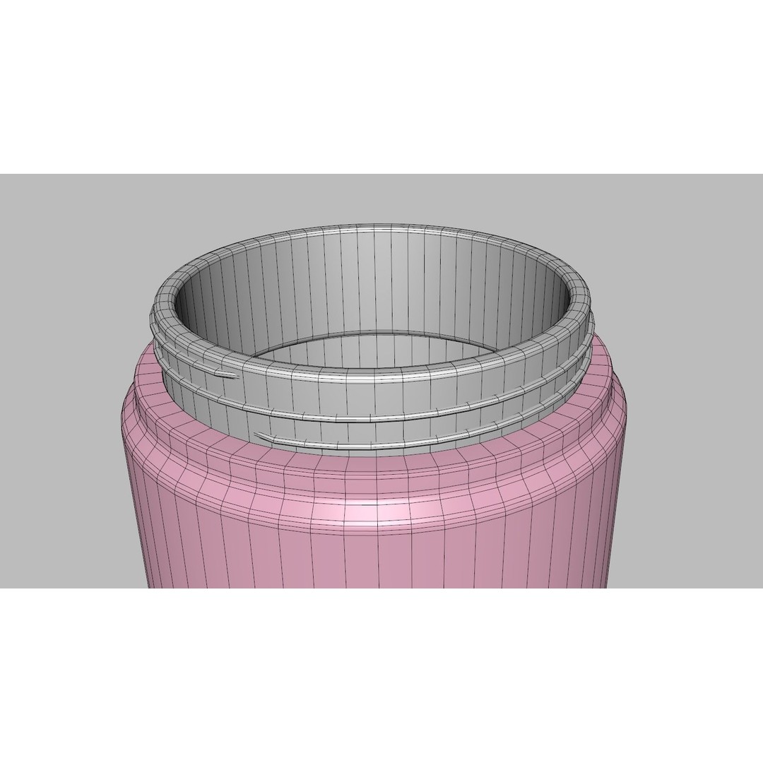Stainless Steel Sport Bottle 3D Model – Insulated Metal Container, FBX - View 14