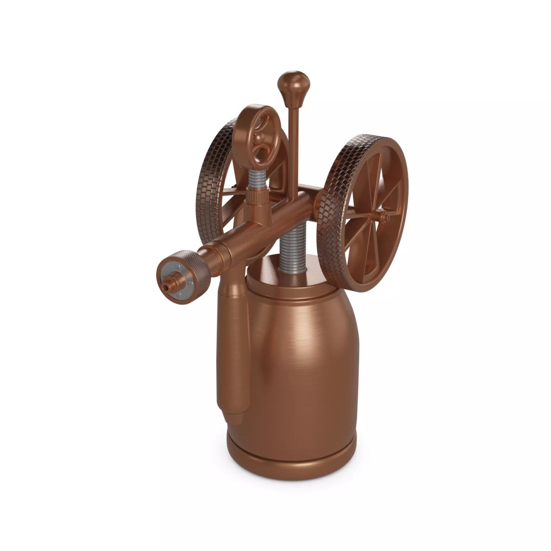 Soda Maker 3D Model – Stylish Copper Design with PBR Textures