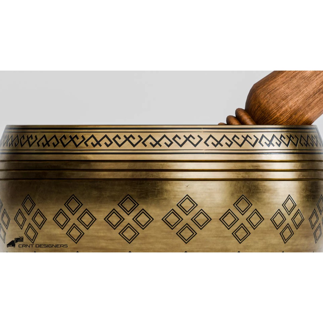 Tibetan Singing Bowl 3D Model – Low Poly PBR Meditation Asset, FBX & OBJ - View 4