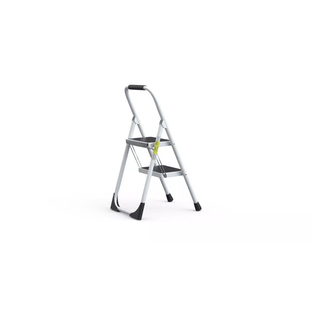 Foldable Ladder 3D Model – PBR Game-Ready Asset, FBX, OBJ - View 3