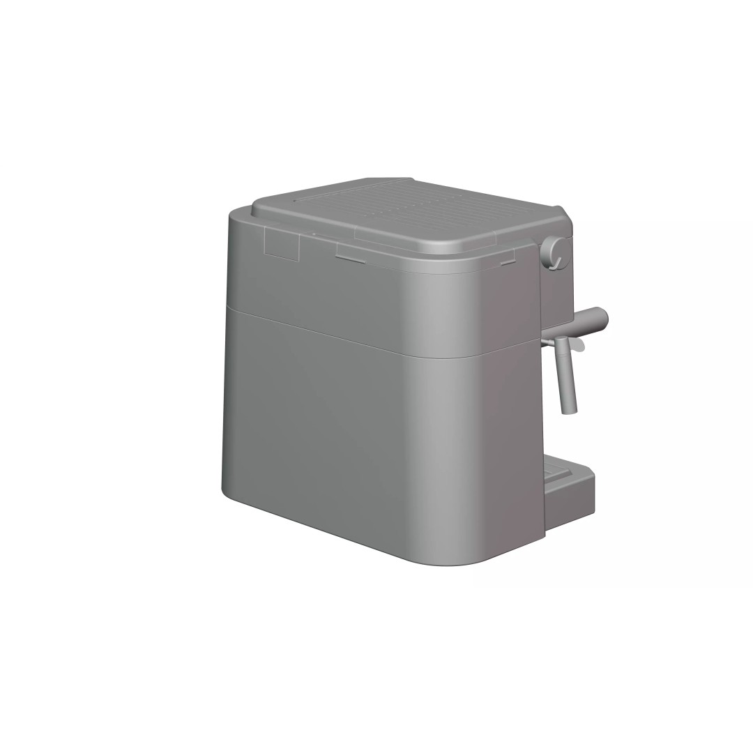 Coffee and Espresso Machine 3D Model – PBR Textured Kitchen Asset, FBX - View 17
