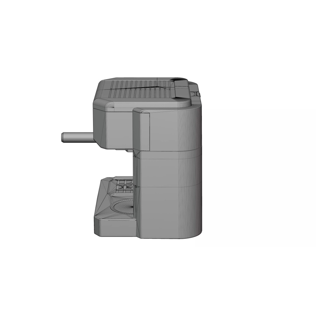 Coffee and Espresso Machine 3D Model – PBR Textured Kitchen Asset, FBX - View 22