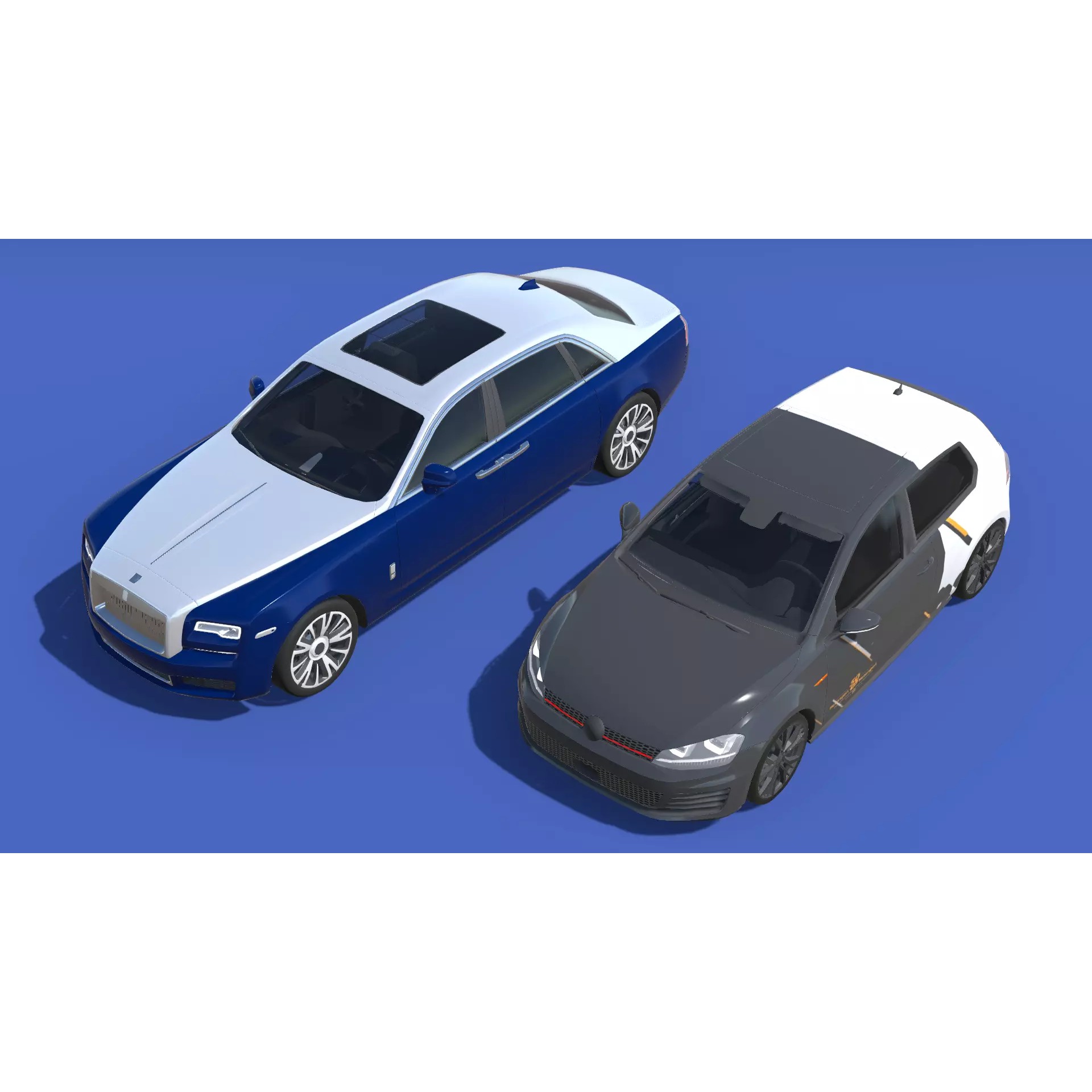 30 Cars Pack - Low-Poly Game-Ready 3D Model - View 19
