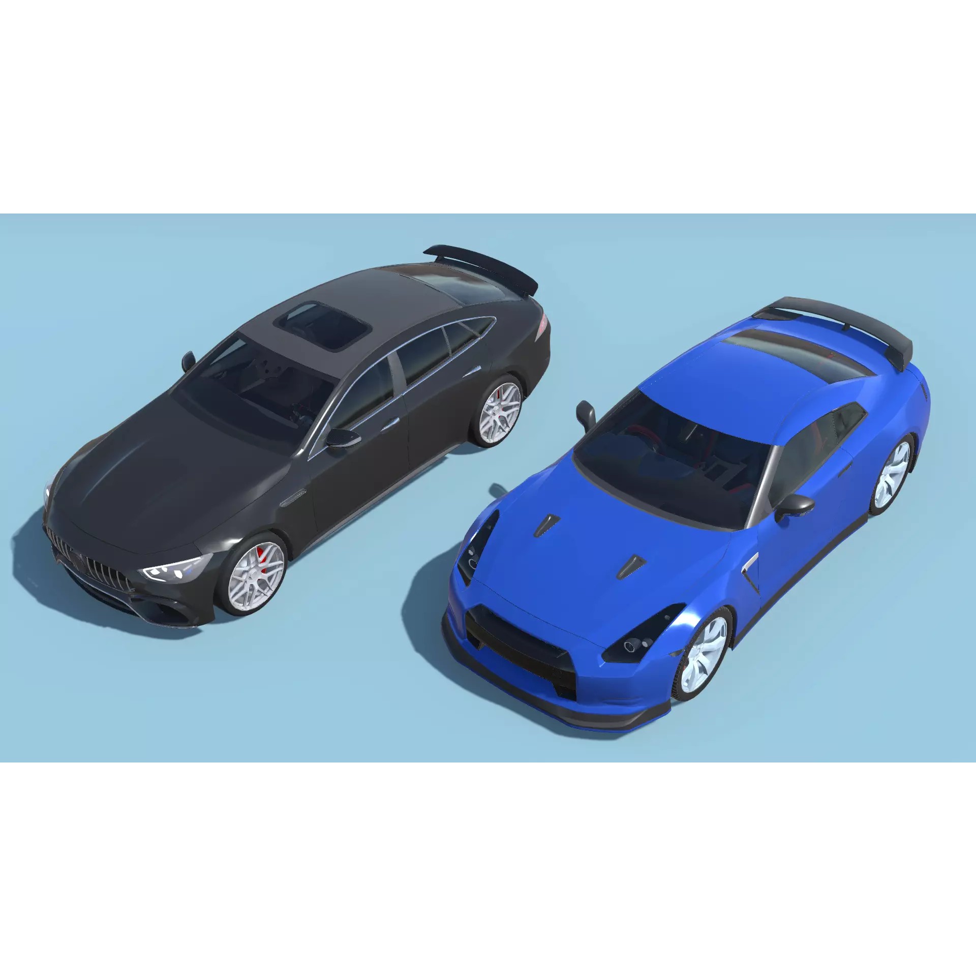 30 Cars Pack - Low-Poly Game-Ready 3D Model - View 20