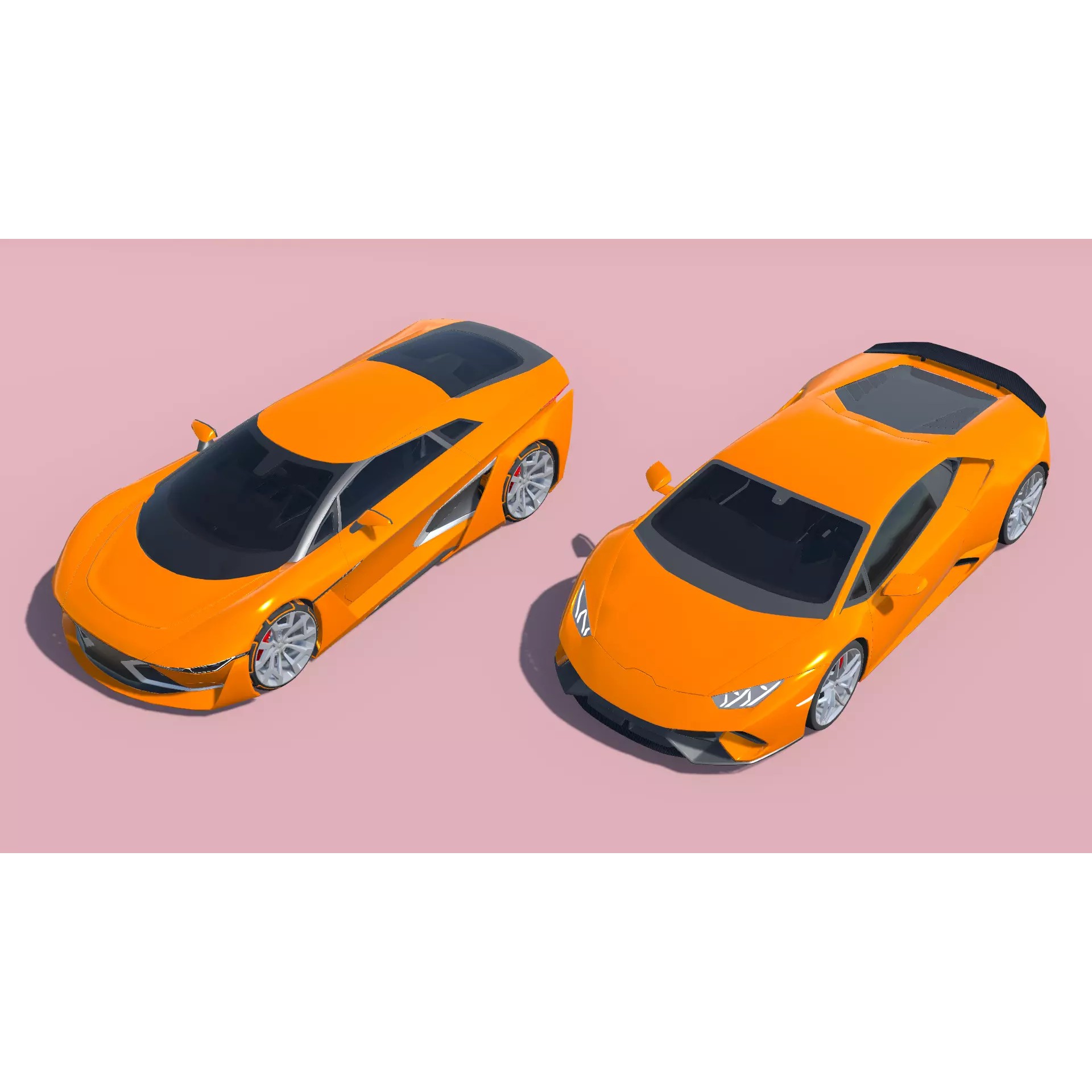 30 Cars Pack - Low-Poly Game-Ready 3D Model - View 21