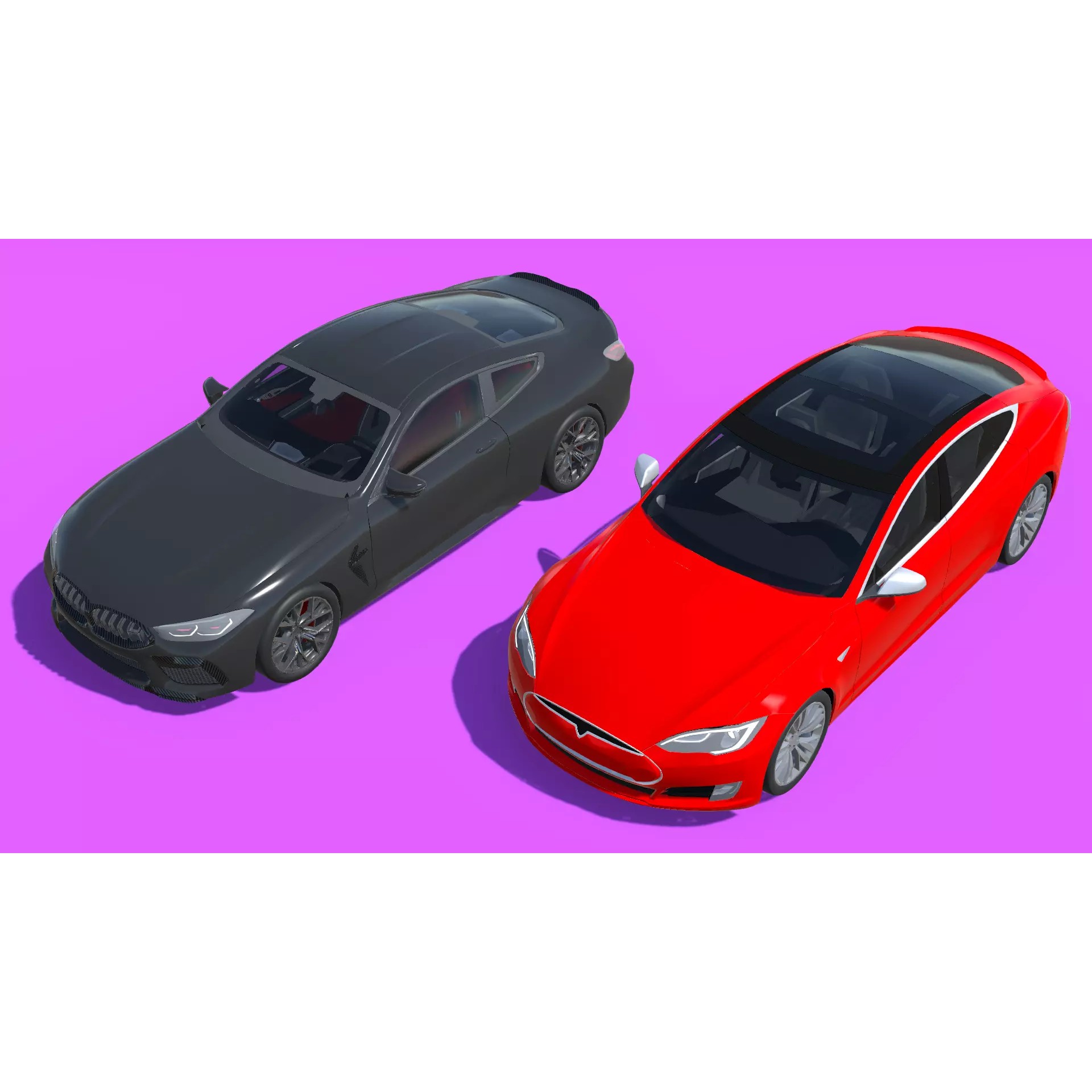 30 Cars Pack - Low-Poly Game-Ready 3D Model - View 5