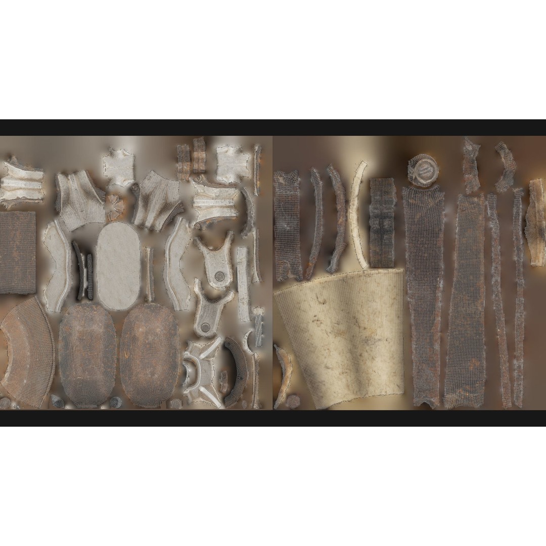 Old Metal Drill 3D Model – Low Poly Game Ready Asset, FBX - View 10