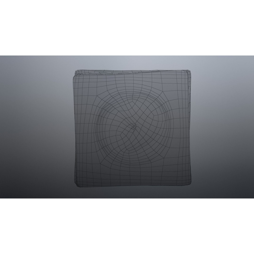 Spiral Candle 3D Model – Low Poly PBR Asset, FBX, OBJ - View 20