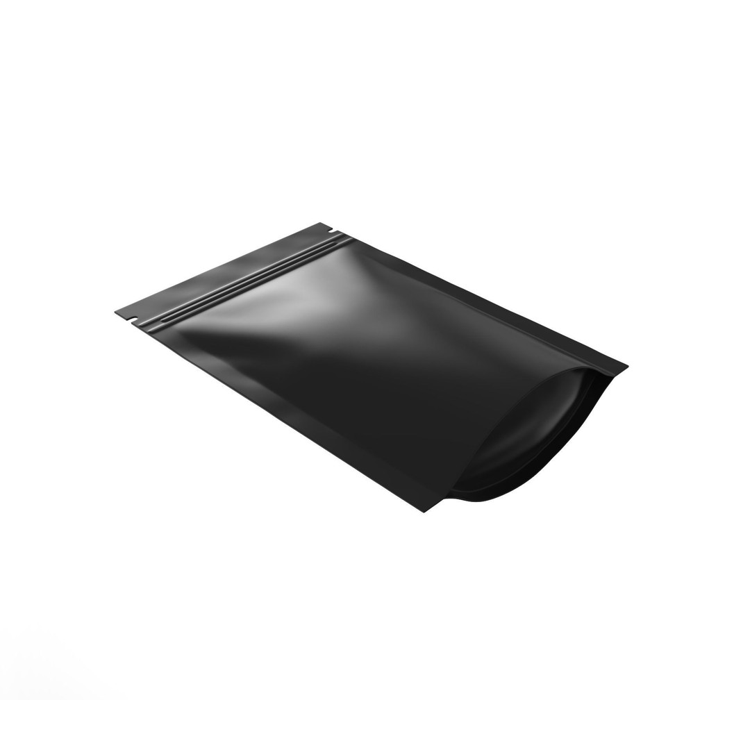 Plastic Pouch Mylar Food Packing Bag 3D Model – Realistic Mockup, FBX, OBJ - View 10