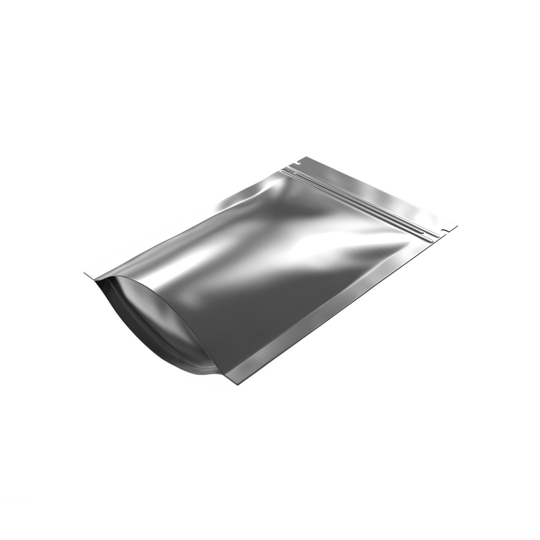 Plastic Pouch Mylar Food Packing Bag 3D Model – Realistic Mockup, FBX, OBJ - View 11