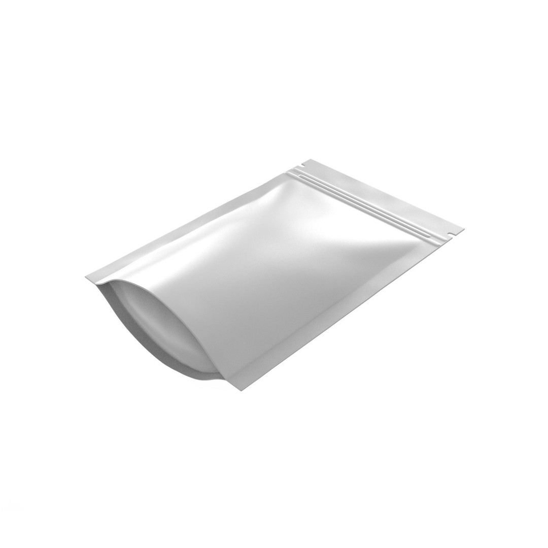 Plastic Pouch Mylar Food Packing Bag 3D Model – Realistic Mockup, FBX, OBJ - View 9
