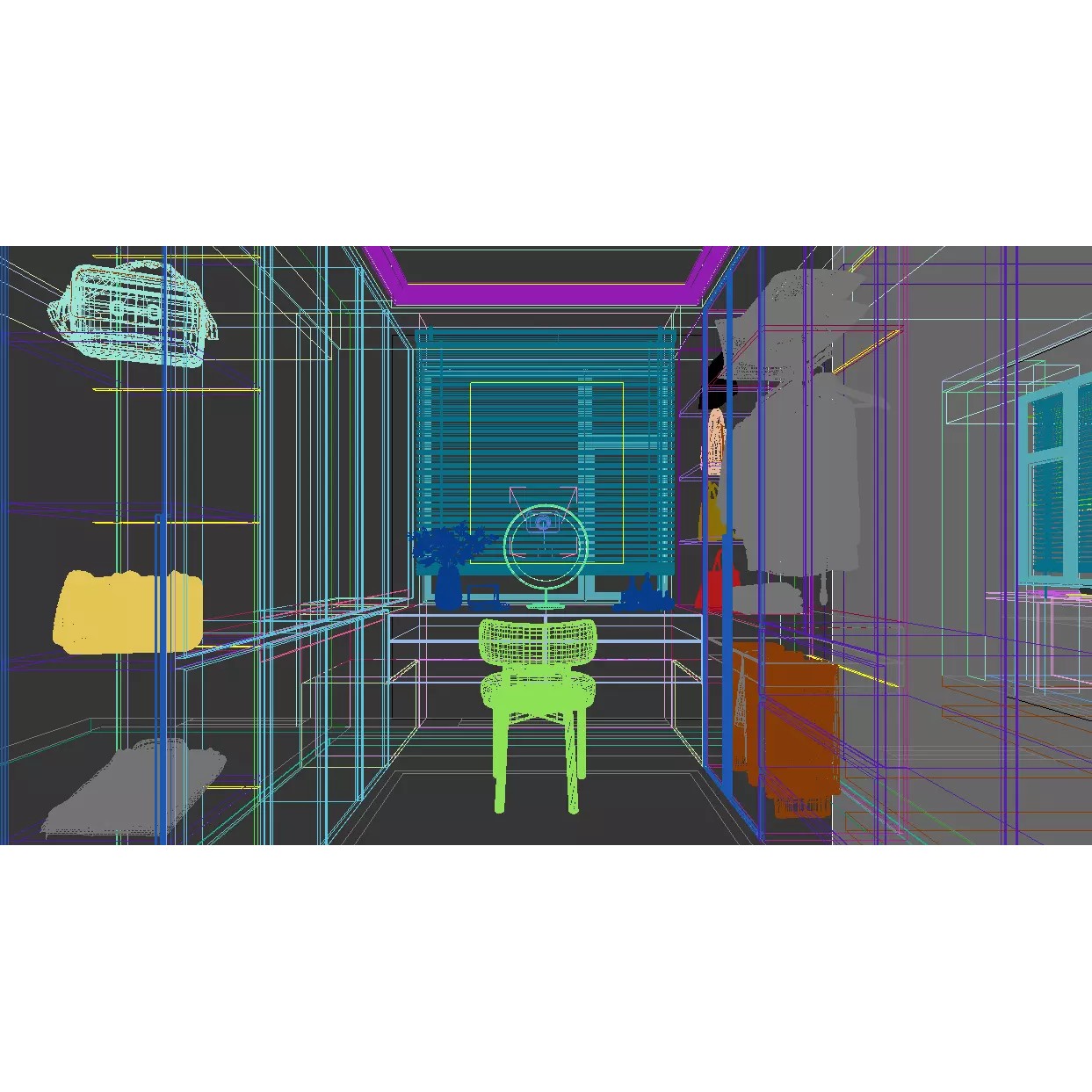 Contemporary Living Room - Game-Ready 3D Model - View 14