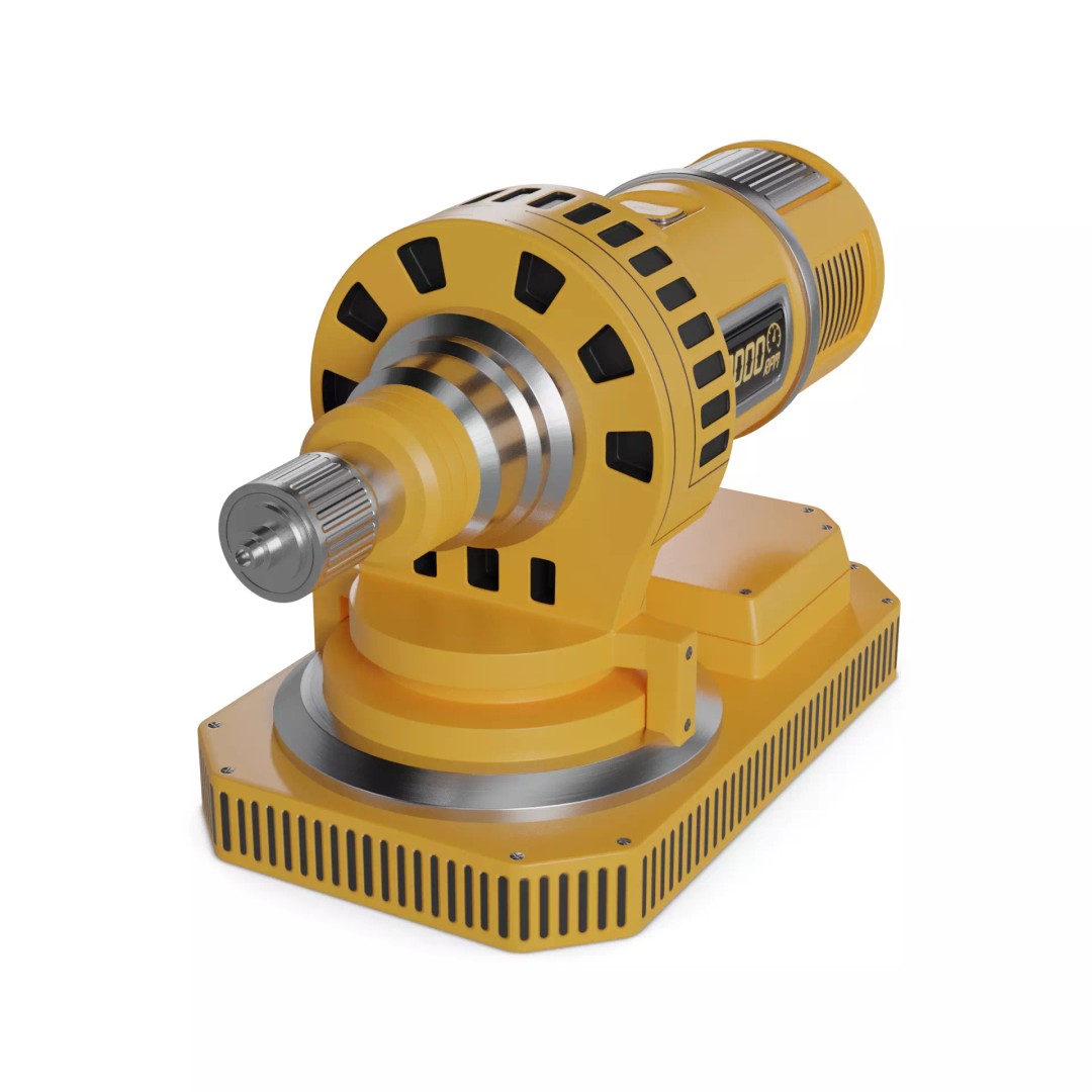 Rotary Tool 3D Model – Realistic PBR Asset, FBX Format