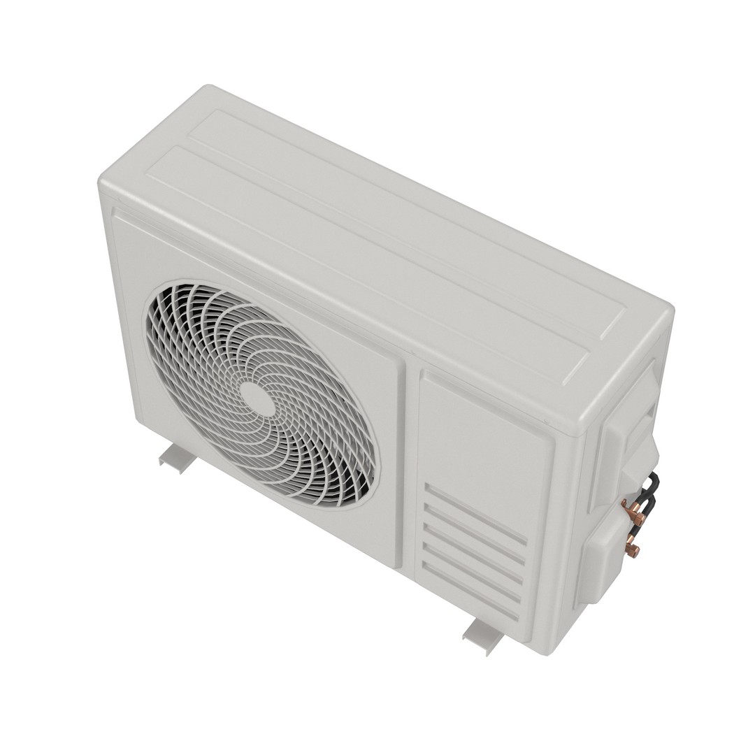 Low Poly Air Conditioner 3D Model – PBR Textures, FBX, OBJ - View 7