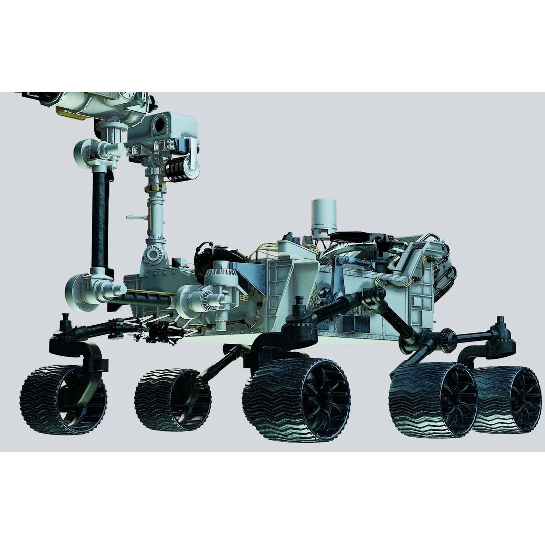 Perseverance Mars Rover 3D Model – High Poly PBR Asset, FBX, OBJ - View 12