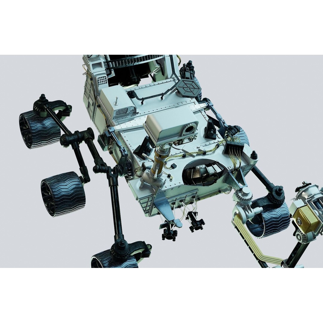 Perseverance Mars Rover 3D Model – High Poly PBR Asset, FBX, OBJ - View 13