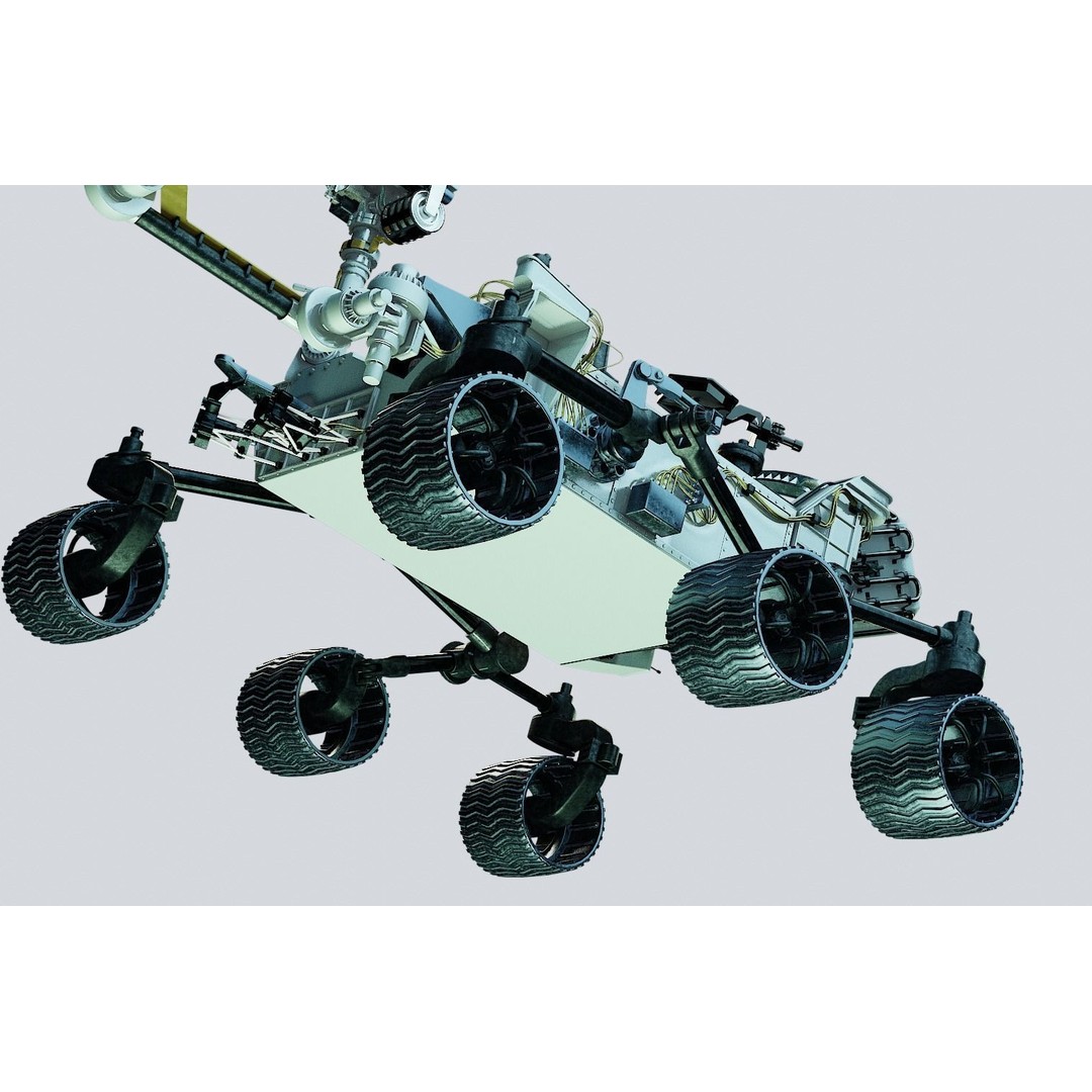 Perseverance Mars Rover 3D Model – High Poly PBR Asset, FBX, OBJ - View 15