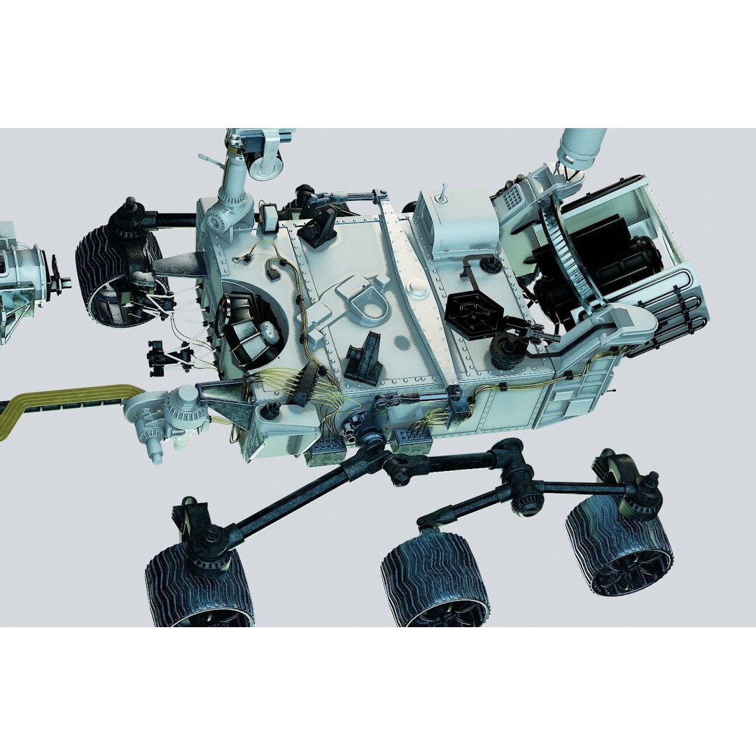 Perseverance Mars Rover 3D Model – High Poly PBR Asset, FBX, OBJ - View 16