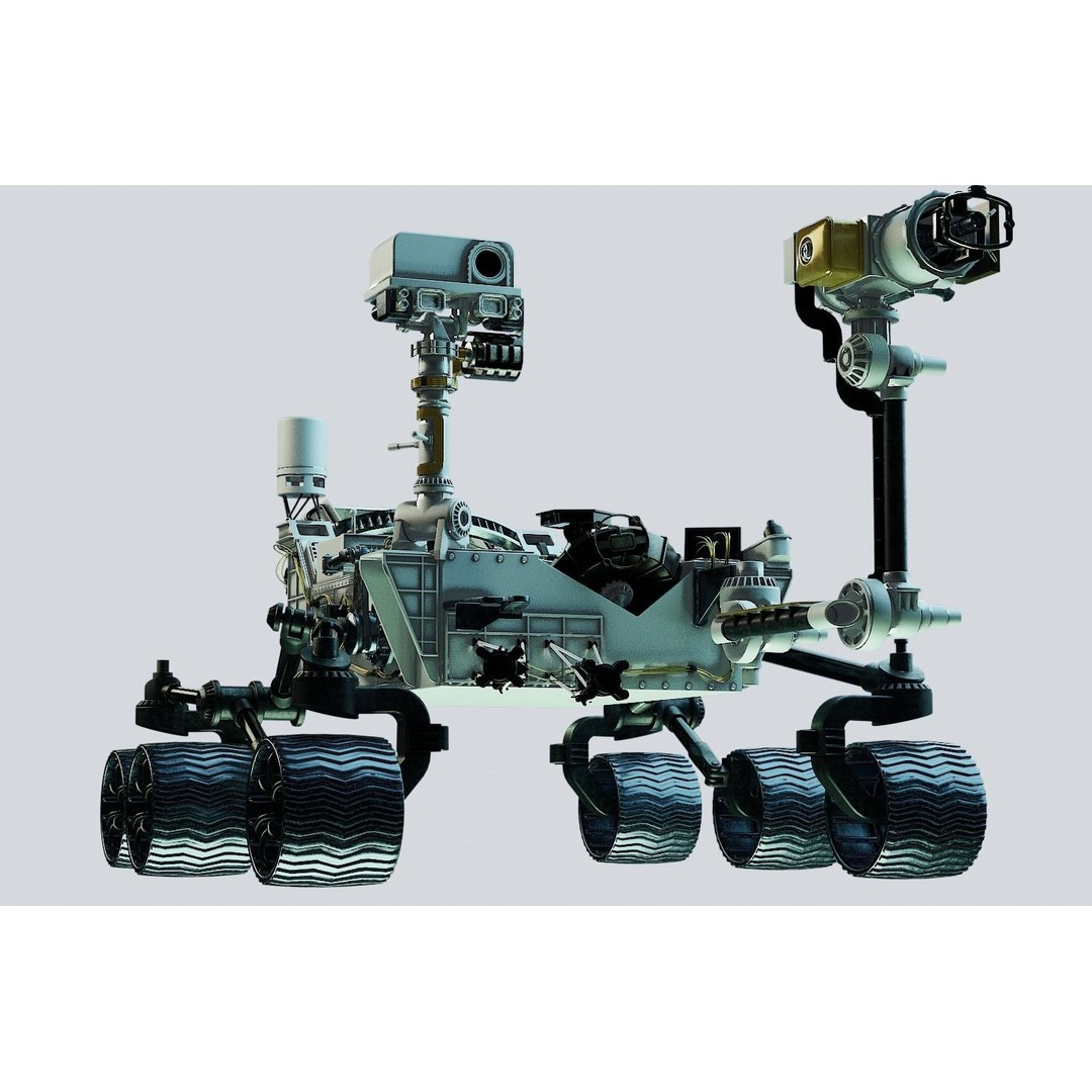 Perseverance Mars Rover 3D Model – High Poly PBR Asset, FBX, OBJ - View 17