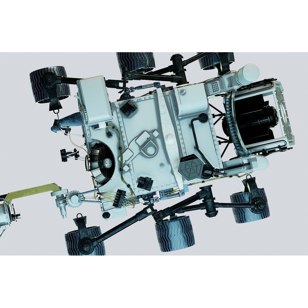 Perseverance Mars Rover 3D Model – High Poly PBR Asset, FBX, OBJ - View 19