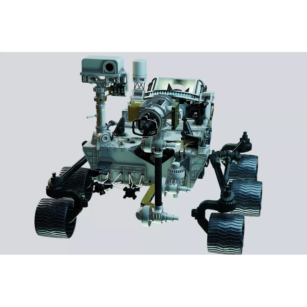 Perseverance Mars Rover 3D Model – High Poly PBR Asset, FBX, OBJ - View 2