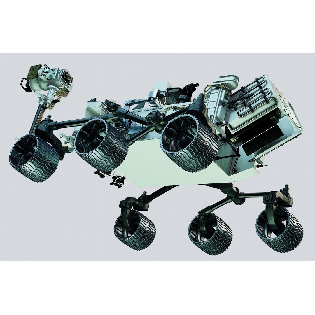 Perseverance Mars Rover 3D Model – High Poly PBR Asset, FBX, OBJ - View 21