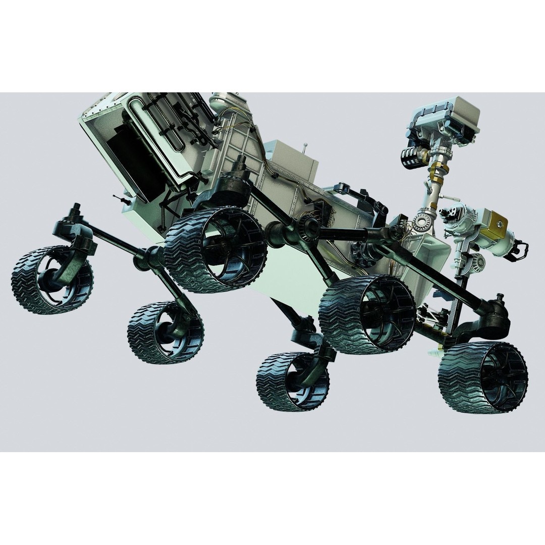 Perseverance Mars Rover 3D Model – High Poly PBR Asset, FBX, OBJ - View 22