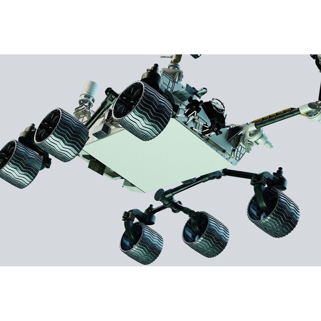 Perseverance Mars Rover 3D Model – High Poly PBR Asset, FBX, OBJ - View 23
