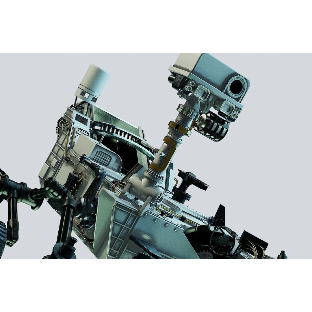 Perseverance Mars Rover 3D Model – High Poly PBR Asset, FBX, OBJ - View 24