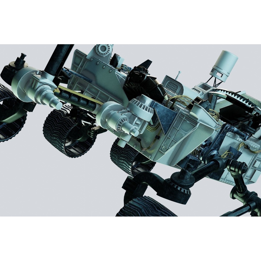 Perseverance Mars Rover 3D Model – High Poly PBR Asset, FBX, OBJ - View 25