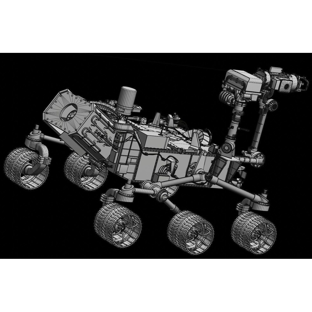 Perseverance Mars Rover 3D Model – High Poly PBR Asset, FBX, OBJ - View 26