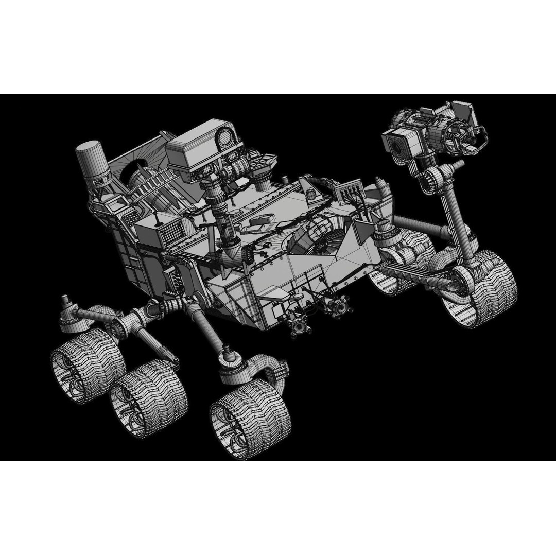 Perseverance Mars Rover 3D Model – High Poly PBR Asset, FBX, OBJ - View 27
