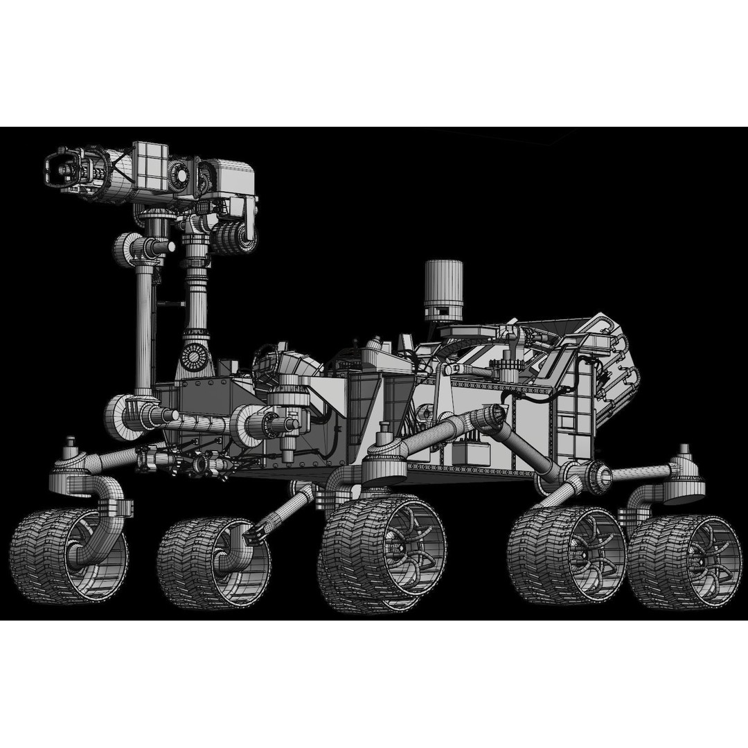 Perseverance Mars Rover 3D Model – High Poly PBR Asset, FBX, OBJ - View 29