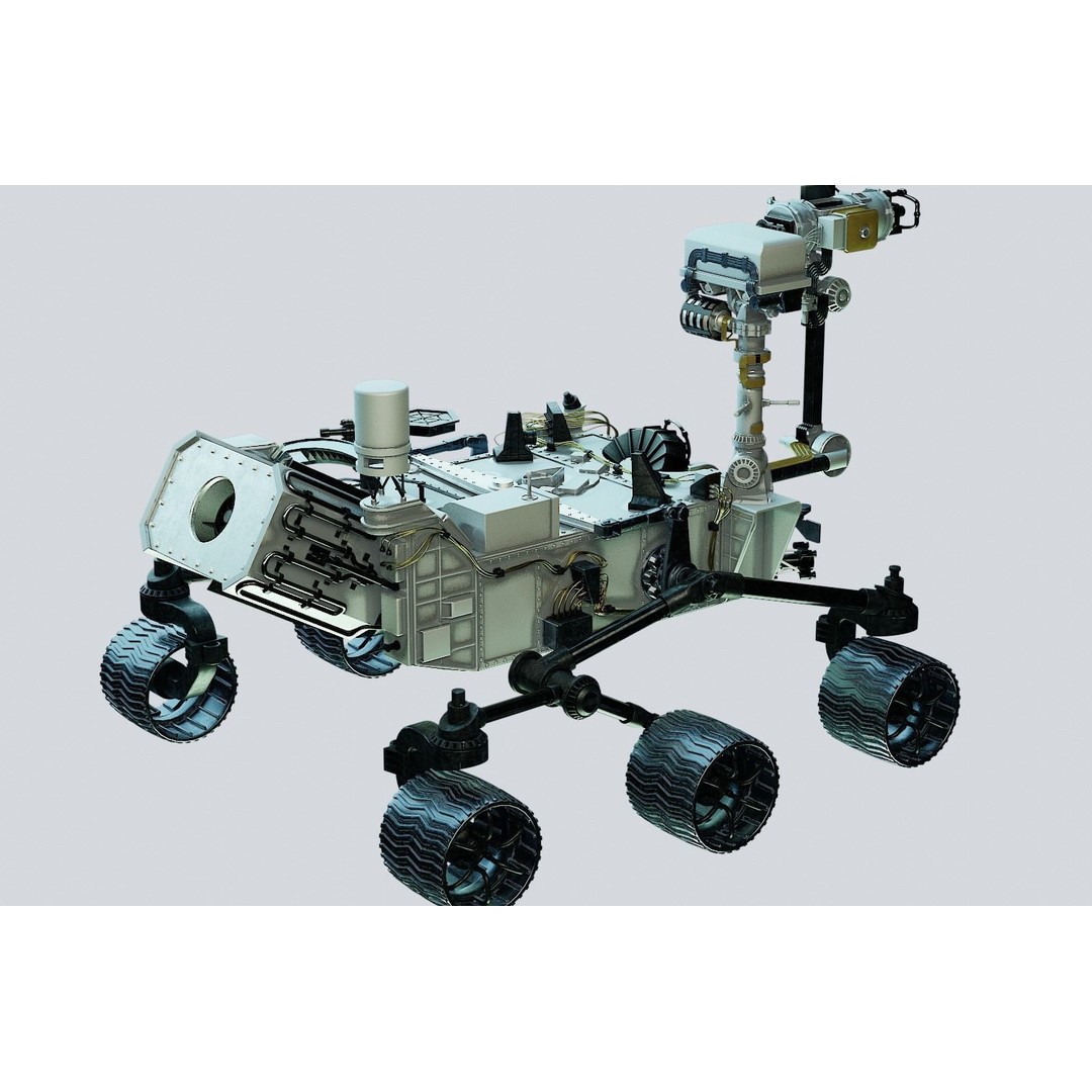 Perseverance Mars Rover 3D Model – High Poly PBR Asset, FBX, OBJ - View 5