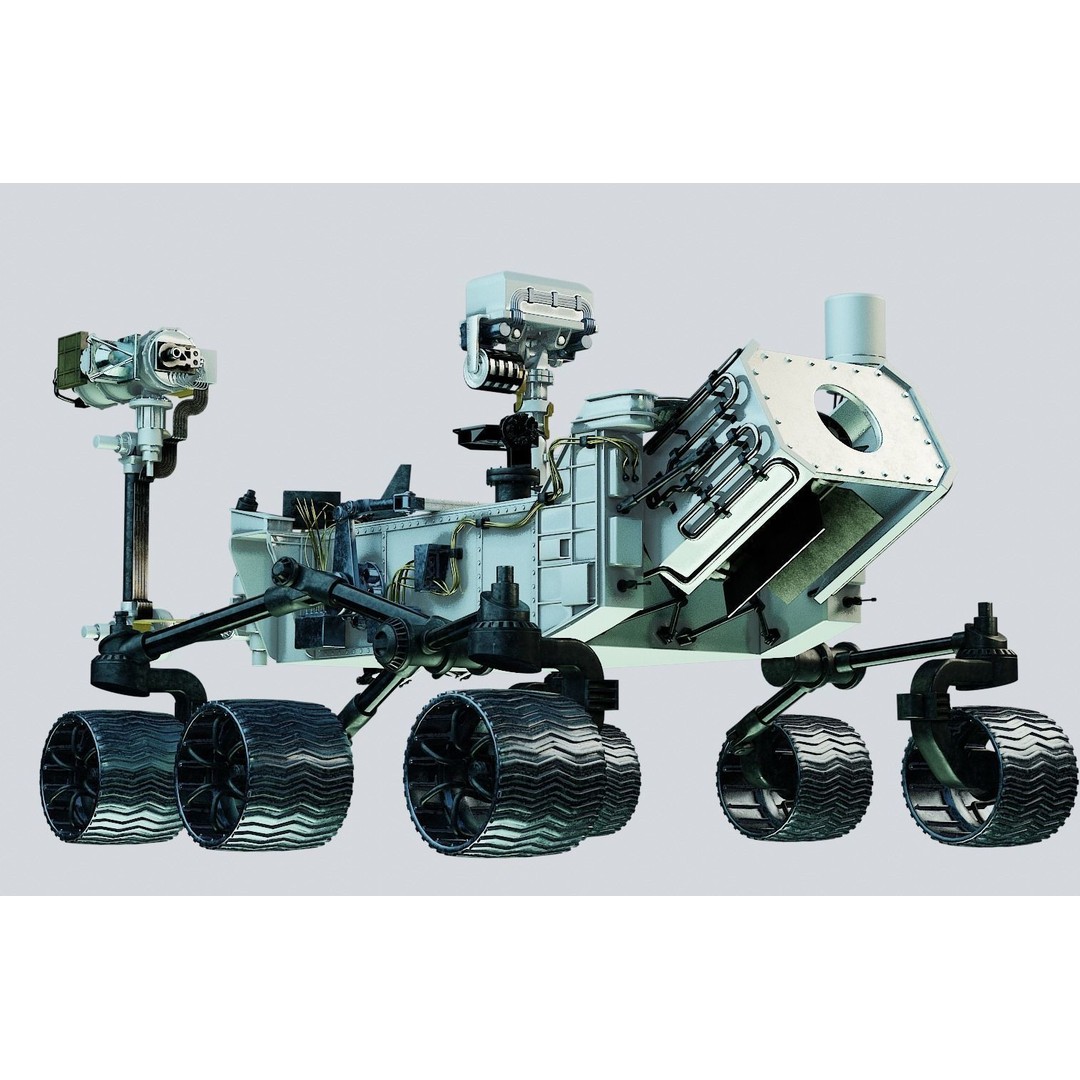 Perseverance Mars Rover 3D Model – High Poly PBR Asset, FBX, OBJ - View 9