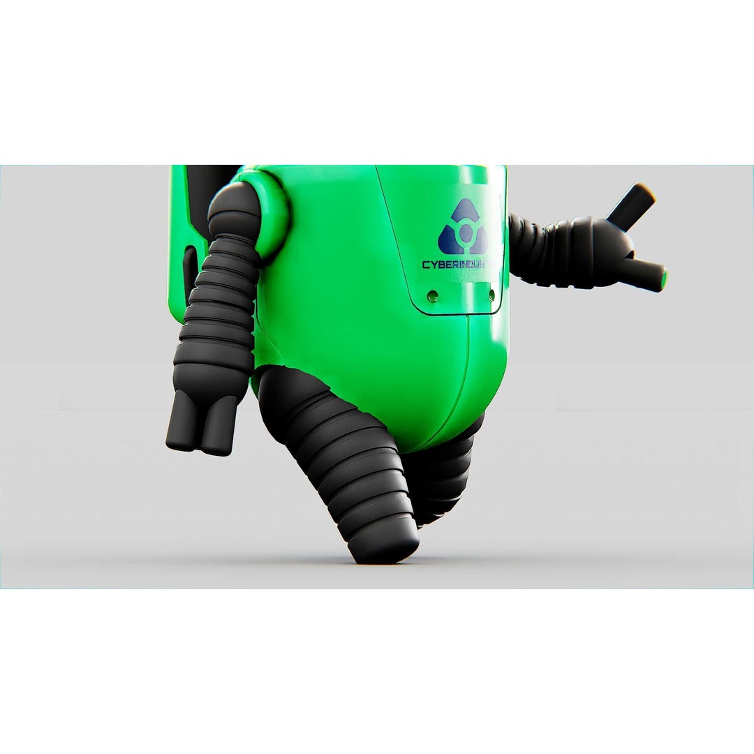 Toon Bot Echo 3D Model – Rigged Character for Unreal Engine & Unity - View 20