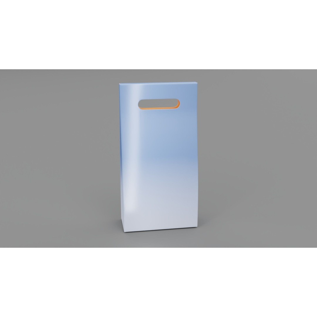 Empty Cosmetics Box 3D Model – Low Poly, Blender, FBX, Game Ready - View 13