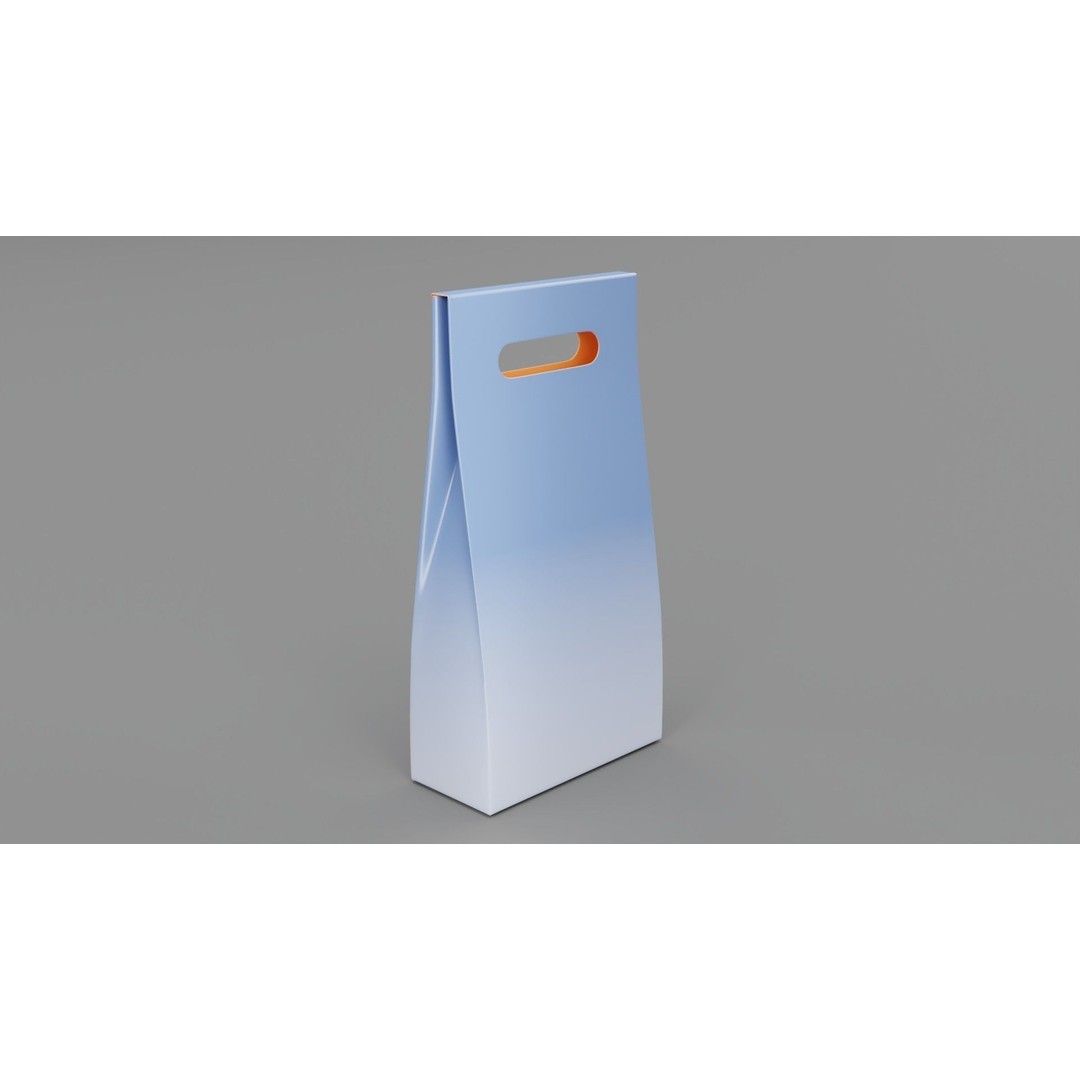 Empty Cosmetics Box 3D Model – Low Poly, Blender, FBX, Game Ready - View 14