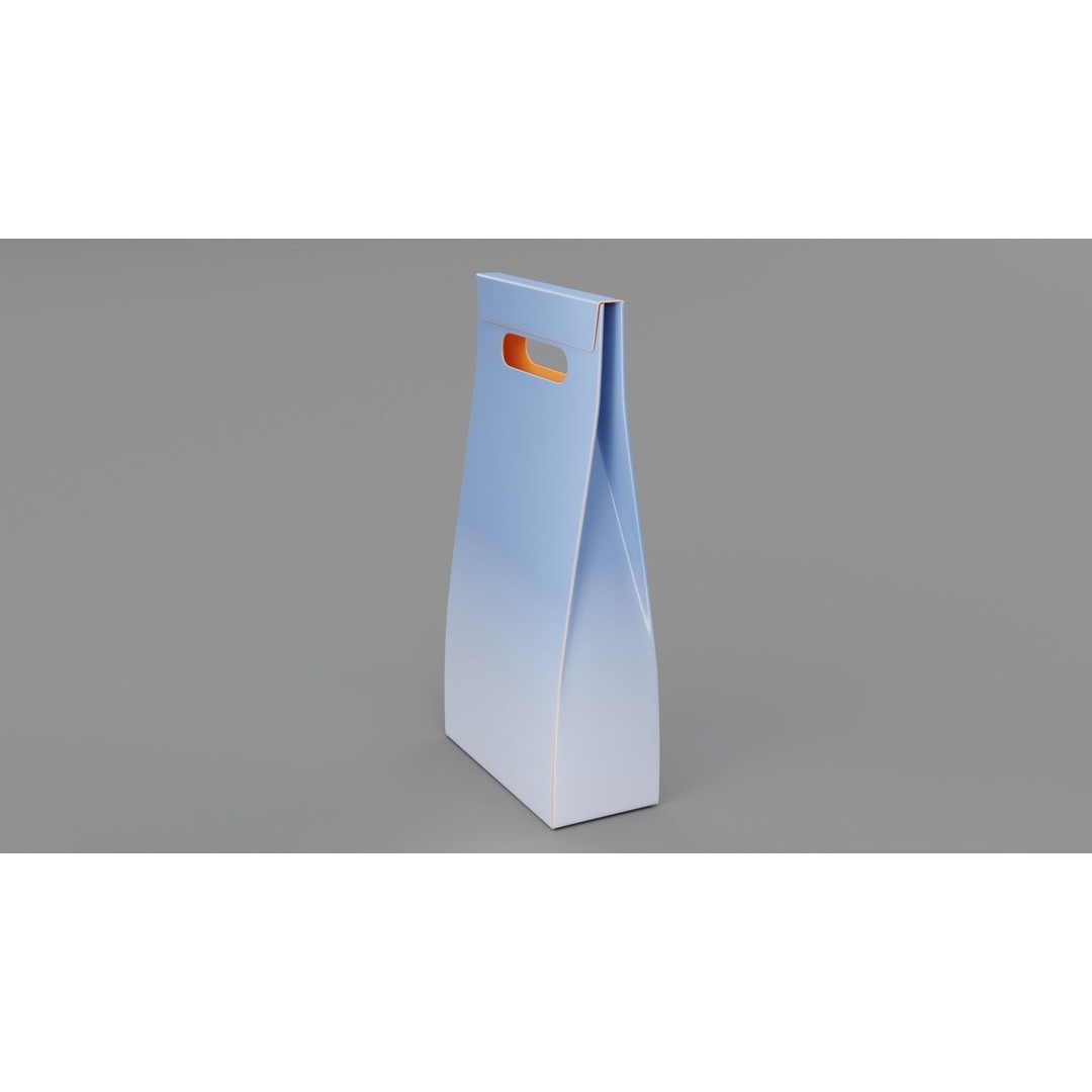 Empty Cosmetics Box 3D Model – Low Poly, Blender, FBX, Game Ready - View 16