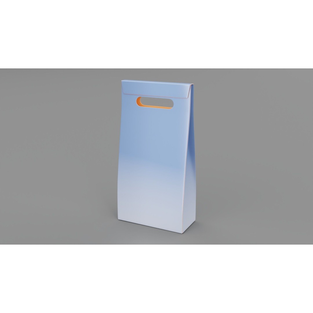 Empty Cosmetics Box 3D Model – Low Poly, Blender, FBX, Game Ready - View 17