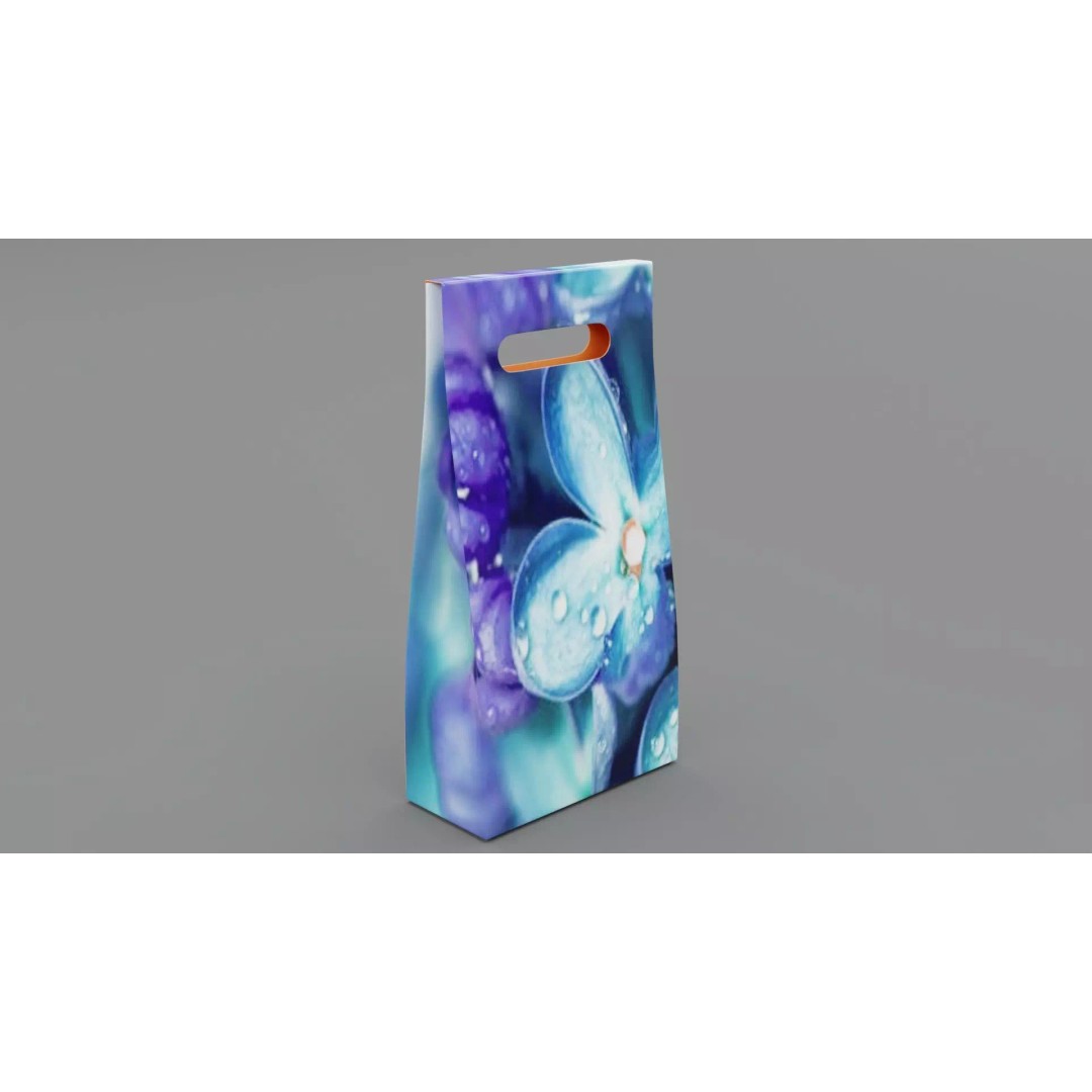Empty Cosmetics Box 3D Model – Low Poly, Blender, FBX, Game Ready - View 2