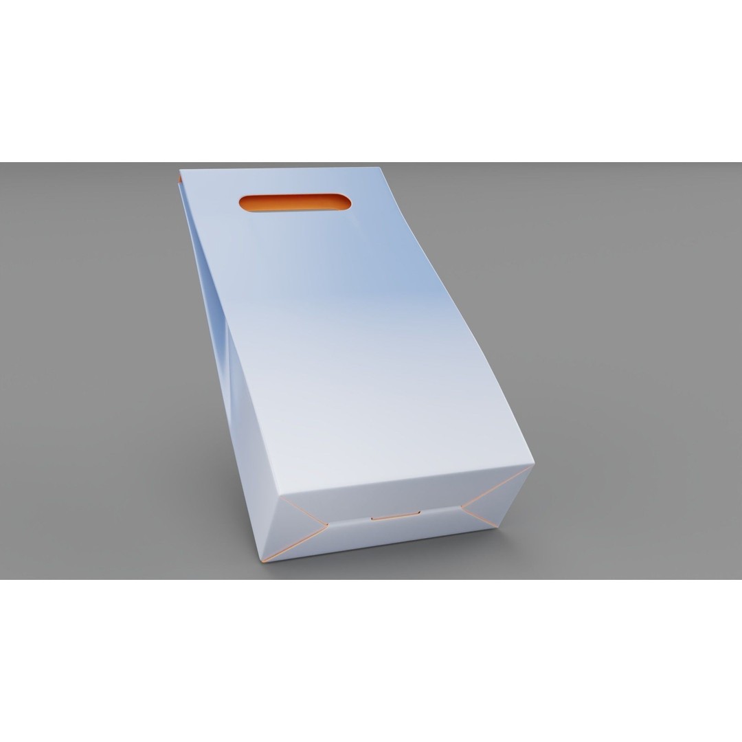 Empty Cosmetics Box 3D Model – Low Poly, Blender, FBX, Game Ready - View 23