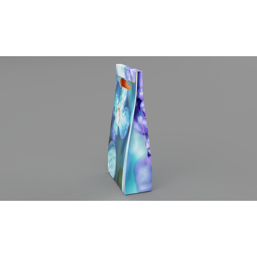 Empty Cosmetics Box 3D Model – Low Poly, Blender, FBX, Game Ready - View 5