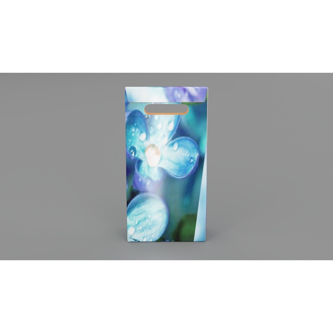 Empty Cosmetics Box 3D Model – Low Poly, Blender, FBX, Game Ready - View 7