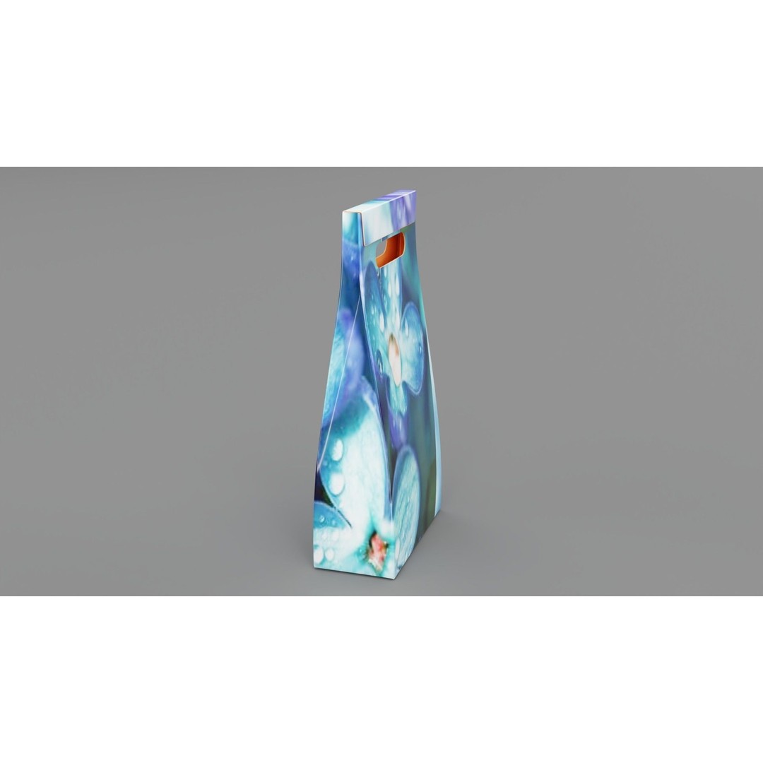 Empty Cosmetics Box 3D Model – Low Poly, Blender, FBX, Game Ready - View 9